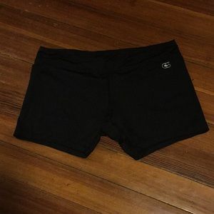 Black CS Poly Blend Shorts